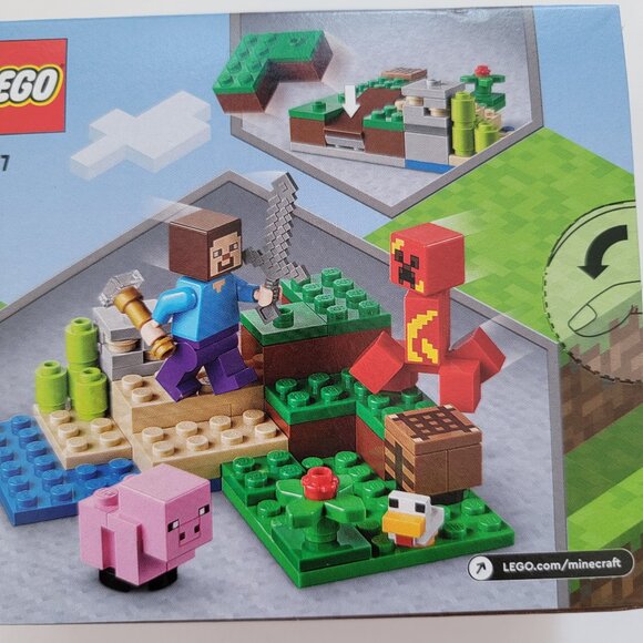 LEGO Minecraft The Creeper Ambush, retired set 21177, New - Picture 4 of 5